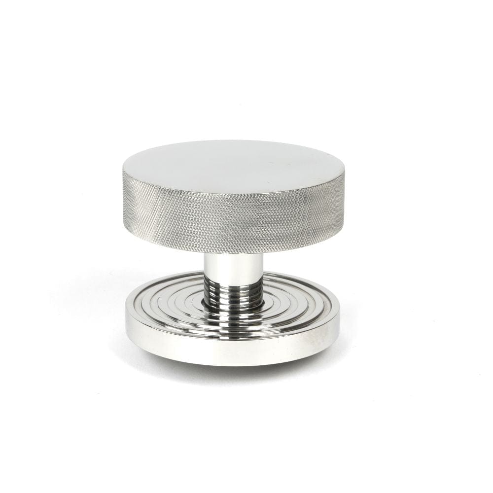 From The Anvil Door Furniture Polished Marine SS (316) / Beehive Centre Door Knob From The Anvil - Polished Marine SS (316) Brompton Centre Door Knob (Beehive)