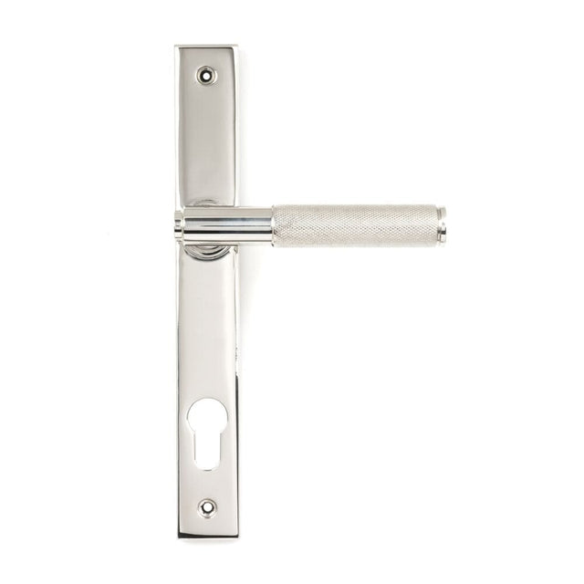 From The Anvil Door Furniture Polished Marine SS (316) / Multi Point Lock Set / 92mm c/c From The Anvil - Polished Marine SS (316) Brompton Slimline Espag. Lock Set