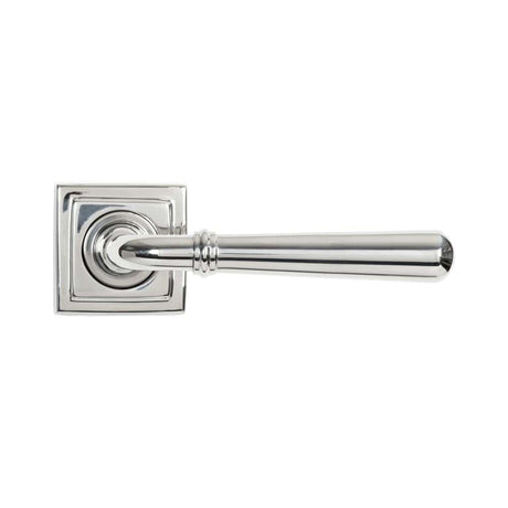 From The Anvil Door Furniture Polished Marine SS (316) / Square Rose From The Anvil - Polished Marine SS (316) Newbury Lever on Rose Set (Square)