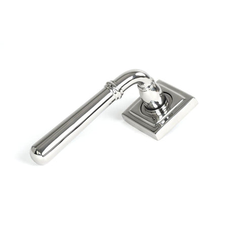 From The Anvil Door Furniture Polished Marine SS (316) / Square Rose From The Anvil - Polished Marine SS (316) Newbury Lever on Rose Set (Square) - Unsprung