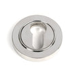 From The Anvil Door Furniture Polished Marine SS (316) / Euro Profile Escutcheons From The Anvil - Polished Marine SS (316) Round Euro Escutcheon (Plain)