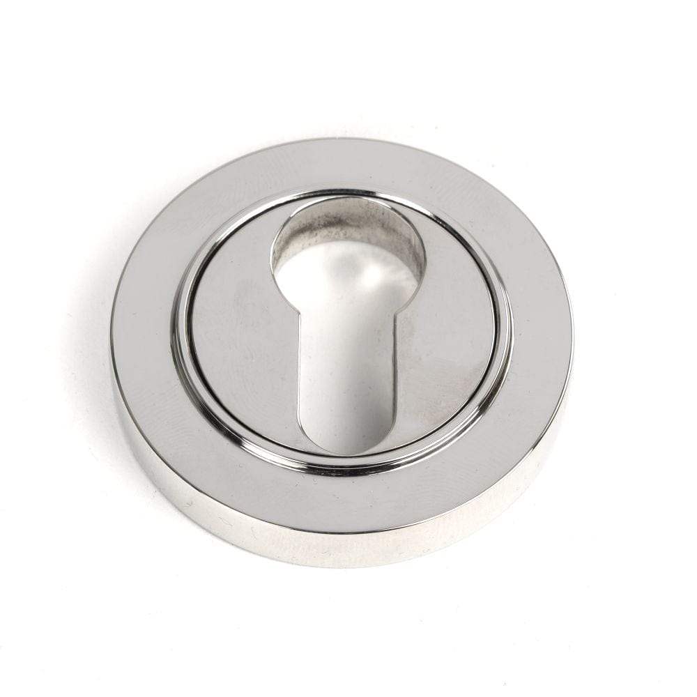 From The Anvil Door Furniture Polished Marine SS (316) / Euro Profile Escutcheons From The Anvil - Polished Marine SS (316) Round Euro Escutcheon (Plain)