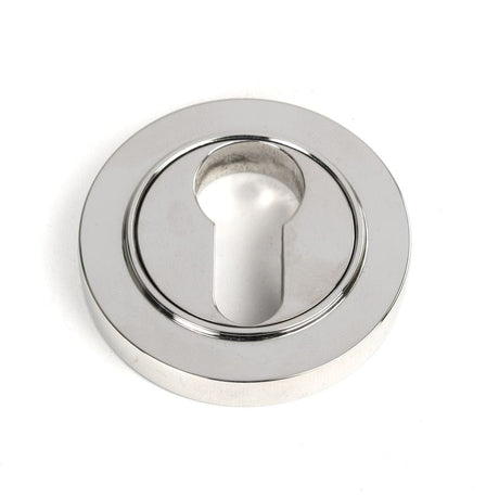 From The Anvil Door Furniture Polished Marine SS (316) / Euro Profile Escutcheons From The Anvil - Polished Marine SS (316) Round Euro Escutcheon (Plain)