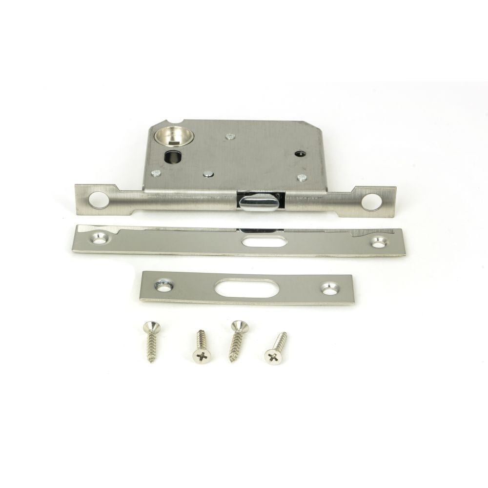 From The Anvil Locks & Latches Polished Nickel / Sliding Door Locks From The Anvil - Polished Nickel 50mm Sliding Door Lock