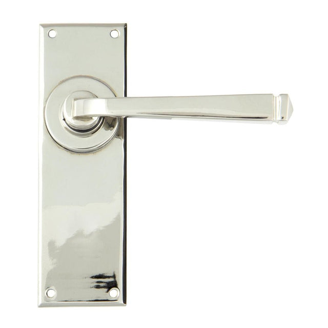 From The Anvil Door Furniture Polished Nickel / Latch Handles From The Anvil - Polished Nickel Avon Lever Latch Set