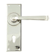 From The Anvil Door Furniture Polished Nickel / Std. Lock Handles From The Anvil - Polished Nickel Avon Lever Lock Set