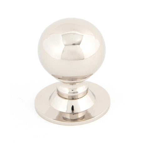 From The Anvil Cabinet Hardware Polished Nickel / Cabinet Knobs / 31mm Dia. From The Anvil - Polished Nickel Ball Cabinet Knob 31mm