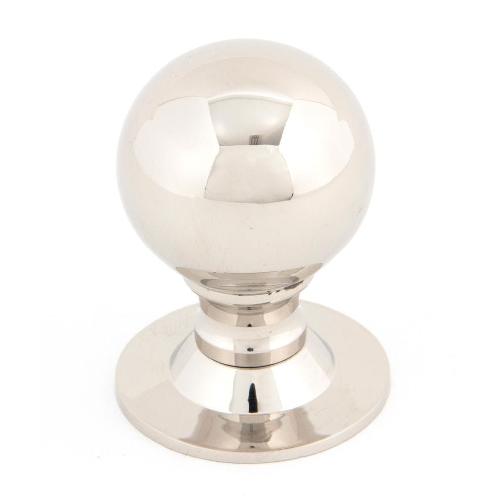 From The Anvil Cabinet Hardware Polished Nickel / Cabinet Knobs / 39mm Dia. From The Anvil - Polished Nickel Ball Cabinet Knob 39mm