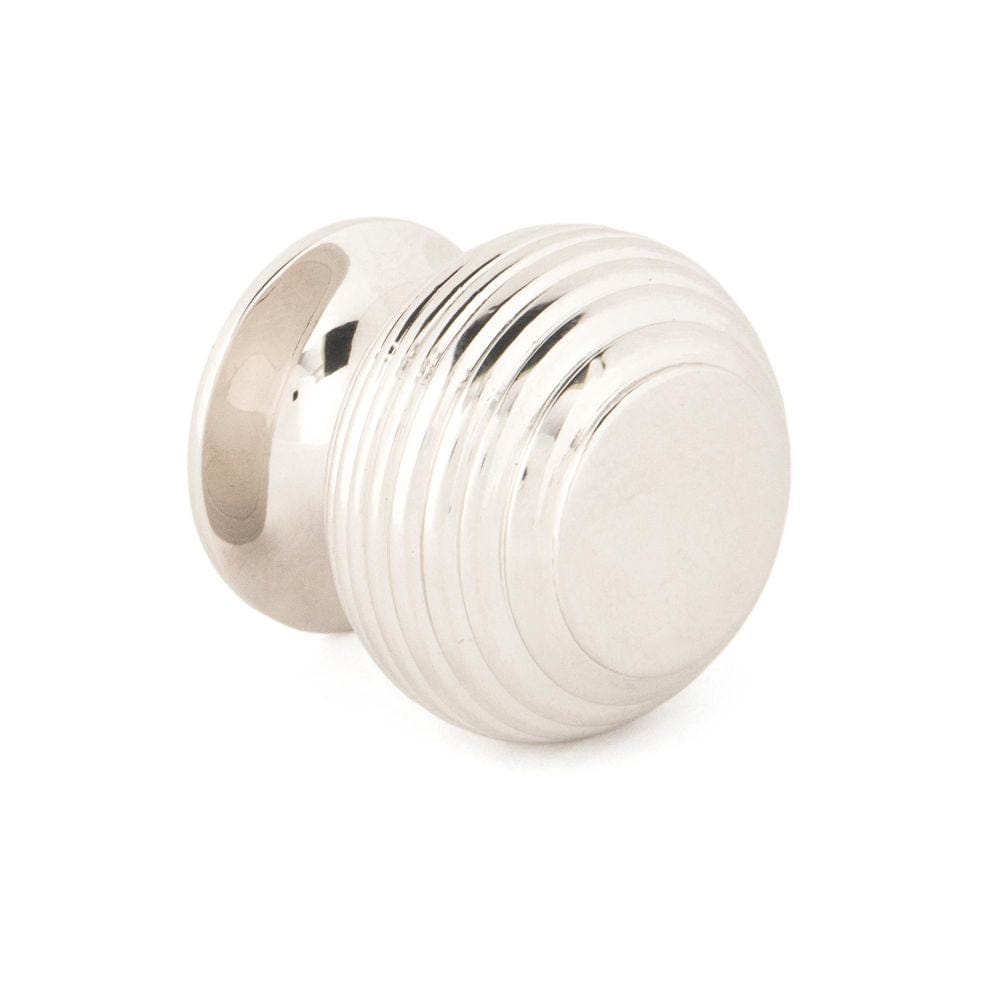 From The Anvil Cabinet Hardware Polished Nickel / Cabinet Knobs / 30mm Dia. From The Anvil - Polished Nickel Beehive Cabinet Knob 30mm