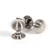 From The Anvil Door Furniture Polished Nickel / Mortice/Rim Knobs From The Anvil - Polished Nickel Beehive Mortice/Rim Knob Set