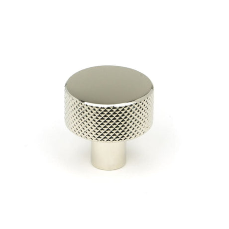 From The Anvil Cabinet Hardware Polished Nickel / Cabinet Knobs / 25mm Dia. From The Anvil - Polished Nickel Brompton Cabinet Knob - 25mm (No rose)