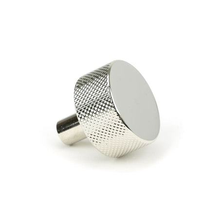 From The Anvil Cabinet Hardware Polished Nickel / Cabinet Knobs / 32mm Dia. From The Anvil - Polished Nickel Brompton Cabinet Knob - 32mm (No rose)