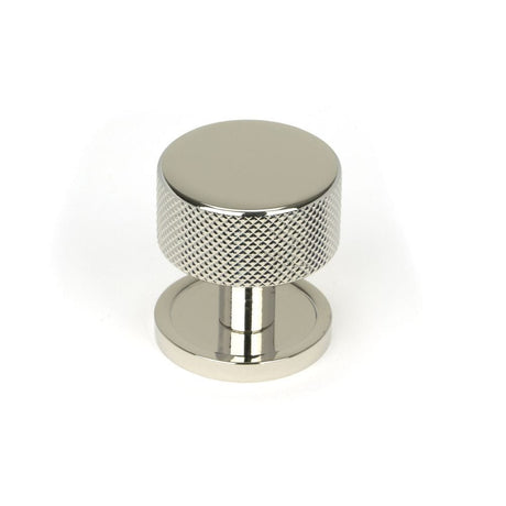 From The Anvil Cabinet Hardware Polished Nickel / Cabinet Knobs / 32mm Dia. From The Anvil - Polished Nickel Brompton Cabinet Knob - 32mm (Plain)