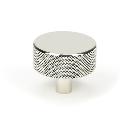 From The Anvil Cabinet Hardware Polished Nickel / Cabinet Knobs / 38mm Dia. From The Anvil - Polished Nickel Brompton Cabinet Knob - 38mm (No rose)