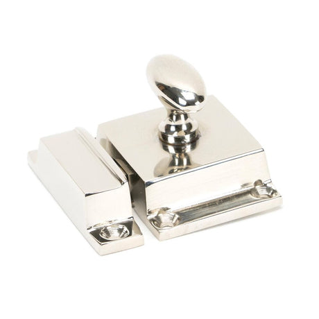 From The Anvil Cabinet Hardware Polished Nickel / Cabinet Turn Catch From The Anvil - Polished Nickel Cabinet Latch