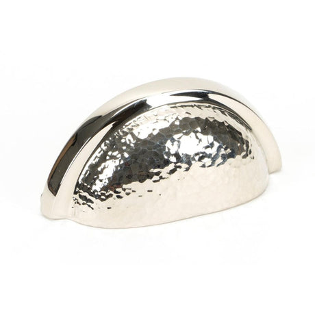 From The Anvil Cabinet Hardware Polished Nickel / Cabinet Cup Pulls From The Anvil - Polished Nickel Hammered Regency Concealed Drawer Pull