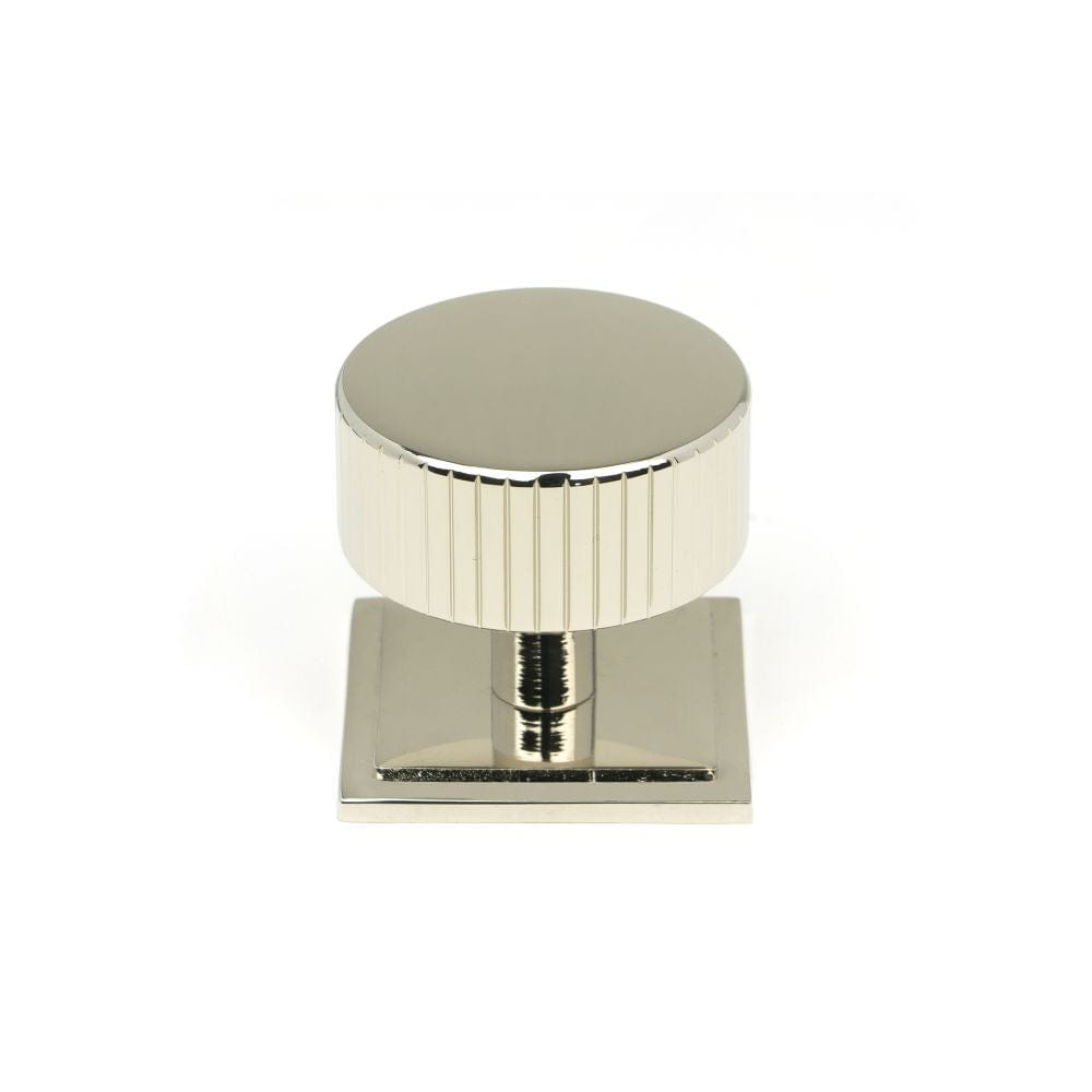 From The Anvil Cabinet Hardware Polished Nickel / Cabinet Knobs / 38mm Dia. From The Anvil - Polished Nickel Judd Cabinet Knob - 38mm (Square)