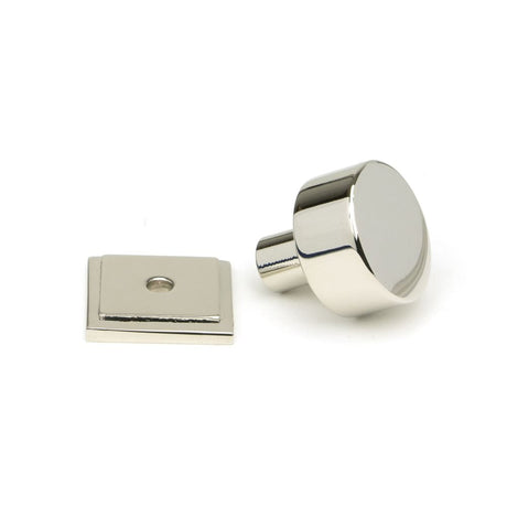 From The Anvil Cabinet Hardware Polished Nickel / Cabinet Knobs / 25mm Dia. From The Anvil - Polished Nickel Kelso Cabinet Knob - 25mm (Square)