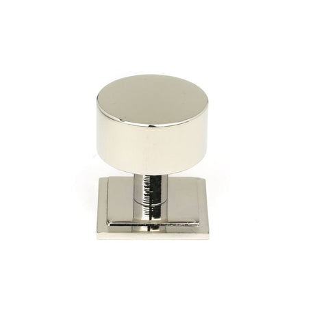 From The Anvil Cabinet Hardware Polished Nickel / Cabinet Knobs / 32mm Dia. From The Anvil - Polished Nickel Kelso Cabinet Knob - 32mm (Square)