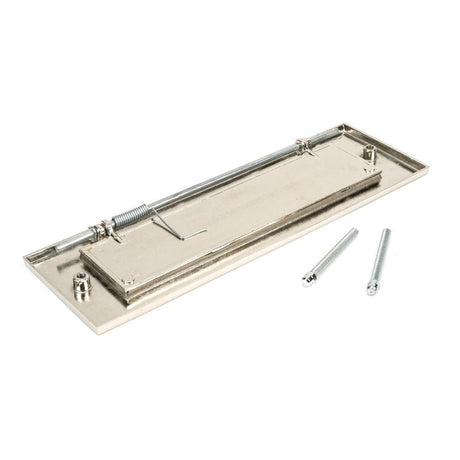 From The Anvil Door Furniture Polished Nickel / Letter Plates / 324 x 108mm From The Anvil - Polished Nickel Large Letter Plate