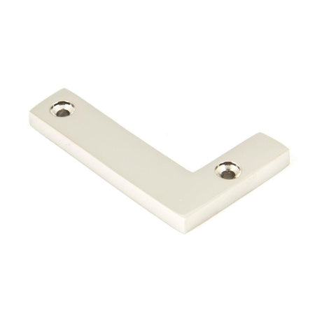 From The Anvil Door Furniture Polished Nickel / Letters / L From The Anvil - Polished Nickel Letter L