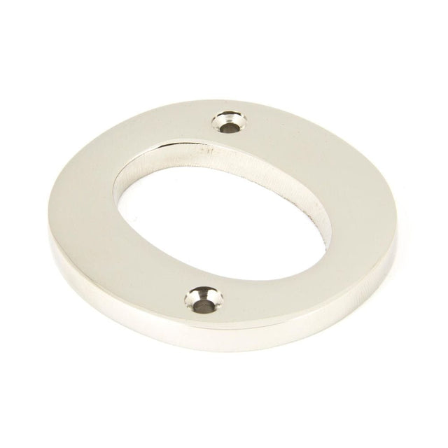 From The Anvil Door Furniture Polished Nickel / Letters / O From The Anvil - Polished Nickel Letter O