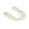 From The Anvil Door Furniture Polished Nickel / Letters / U From The Anvil - Polished Nickel Letter U