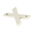 From The Anvil Door Furniture Polished Nickel / Letters / X From The Anvil - Polished Nickel Letter X