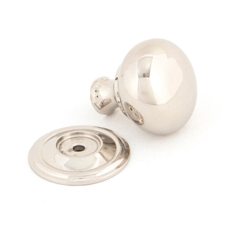 From The Anvil Cabinet Hardware Polished Nickel / Cabinet Knobs / 32mm Dia. From The Anvil - Polished Nickel Mushroom Cabinet Knob 32mm