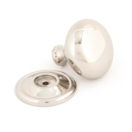 From The Anvil Cabinet Hardware Polished Nickel / Cabinet Knobs / 38mm Dia. From The Anvil - Polished Nickel Mushroom Cabinet Knob 38mm