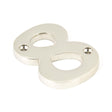 From The Anvil Door Furniture Polished Nickel / Numerals / 8 From The Anvil - Polished Nickel Numeral 8