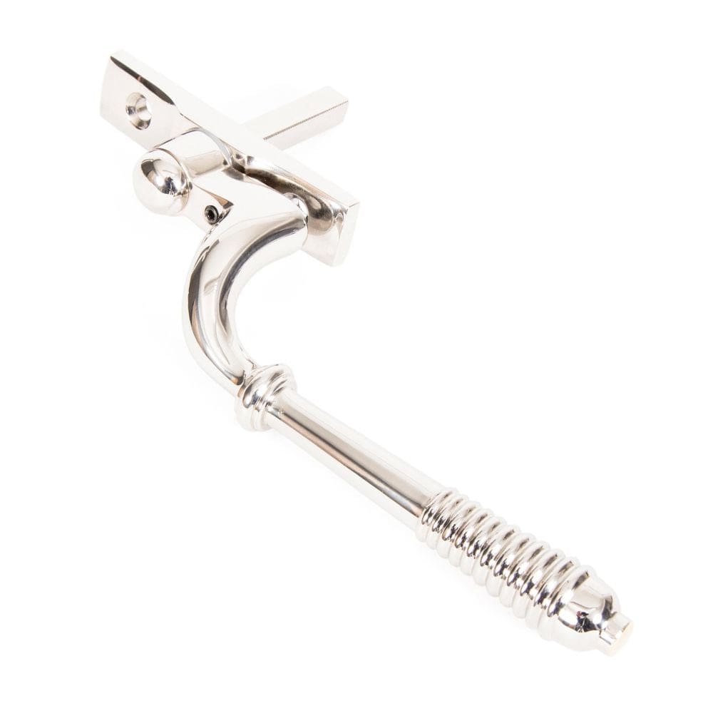 From The Anvil Window Furniture Polished Nickel / Left Hand / Yes From The Anvil - Polished Nickel Reeded Espag - LH