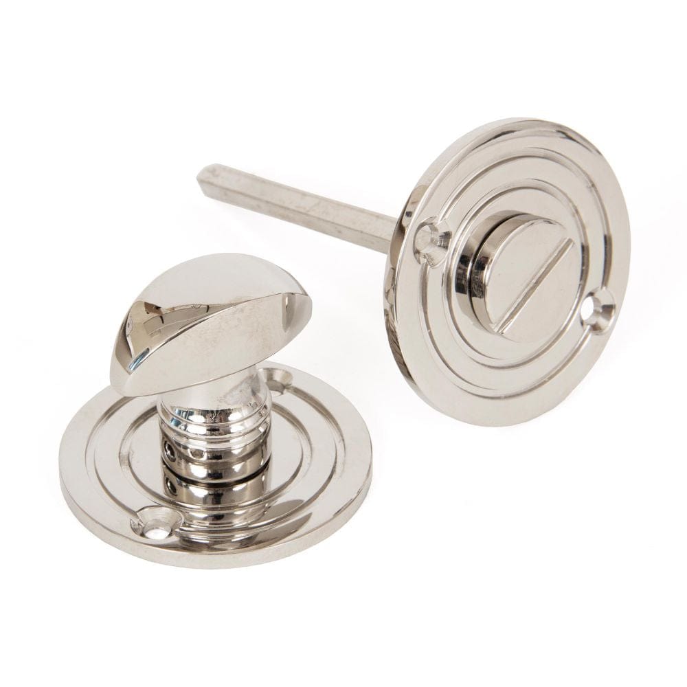 From The Anvil Door Furniture Polished Nickel / No From The Anvil - Polished Nickel Round Bathroom Thumbturn