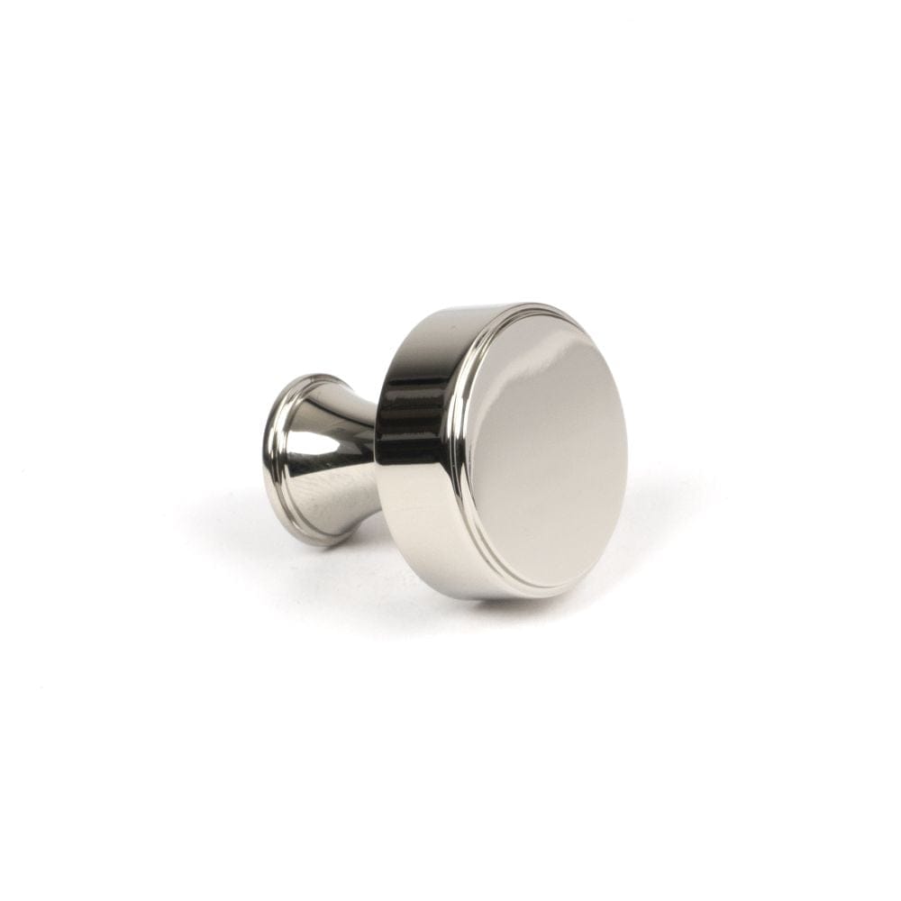 From The Anvil Cabinet Hardware Polished Nickel / Cabinet Knobs / 25mm Dia. From The Anvil - Polished Nickel Scully Cabinet Knob - 25mm