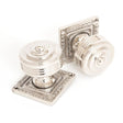 From The Anvil Door Furniture Polished Nickel / Mortice Knobs From The Anvil - Polished Nickel Tewkesbury Square Mortice Knob Set