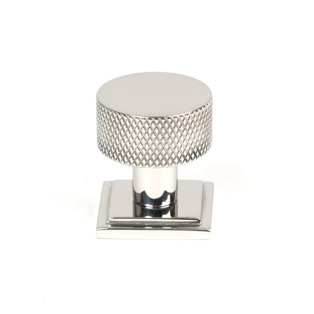 From The Anvil Cabinet Hardware Polished Stainless Steel / Cabinet Knobs / 30mm Dia. From The Anvil - Polished SS (304) Brompton Cabinet Knob - 25mm (Square)