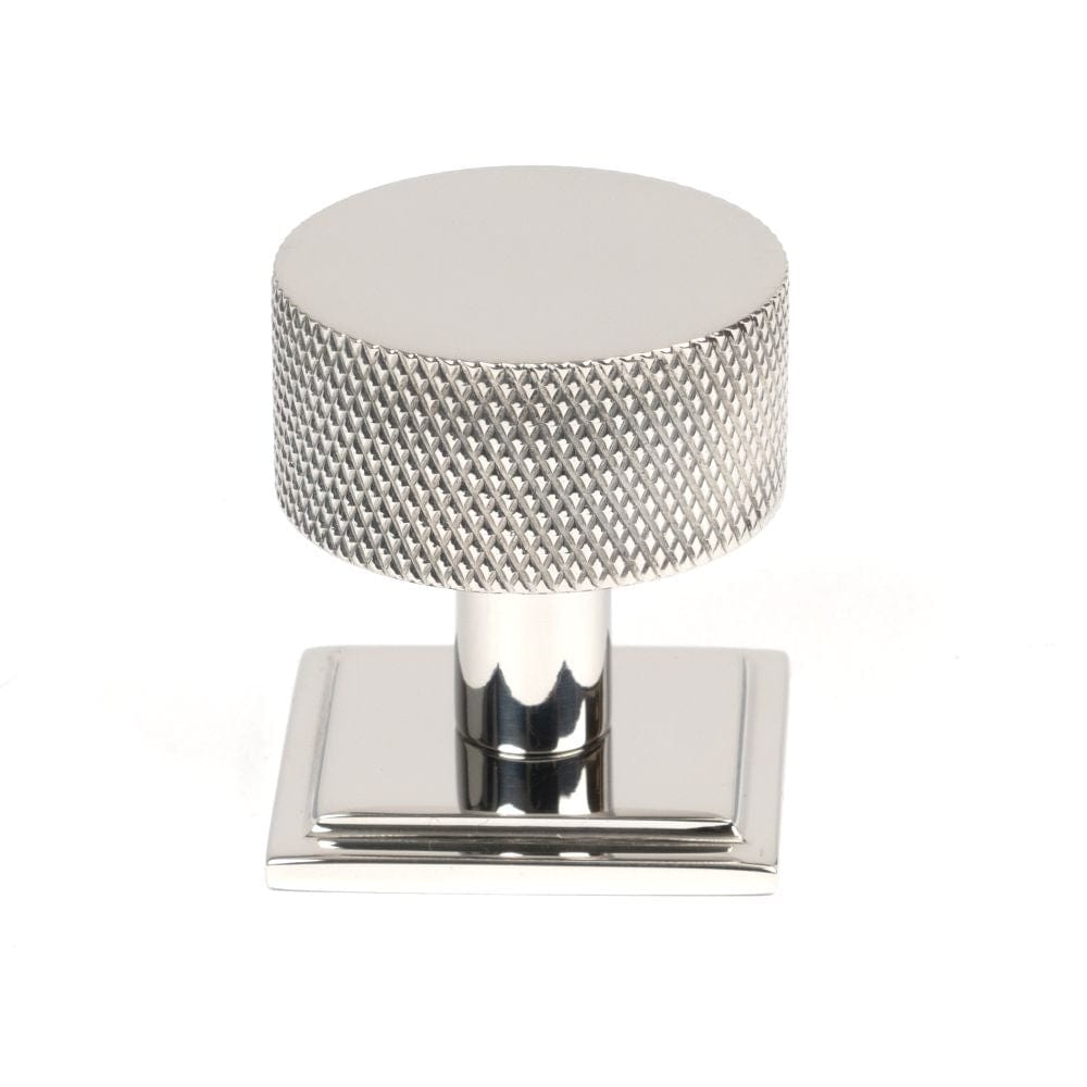 From The Anvil Cabinet Hardware Polished Stainless Steel / Cabinet Knobs / 30mm Dia. From The Anvil - Polished SS (304) Brompton Cabinet Knob - 32mm (Square)