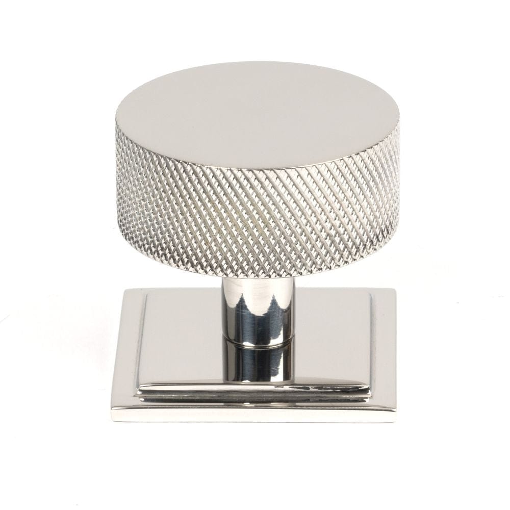 From The Anvil Cabinet Hardware Polished Stainless Steel / Cabinet Knobs / 30mm Dia. From The Anvil - Polished SS (304) Brompton Cabinet Knob - 38mm (Square)