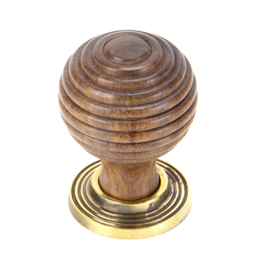 From The Anvil Cabinet Hardware Rosewood / Cabinet Knobs / 35mm Dia. From The Anvil - Rosewood and AB Beehive Cabinet Knob 35mm