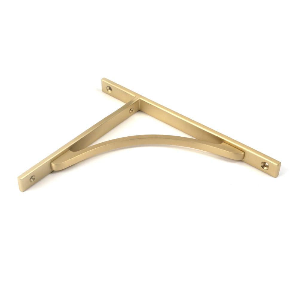 From The Anvil Accessories Satin Brass / Shelf Brackets / 260 x 200mm From The Anvil - Satin Brass Apperley Shelf Bracket (260mm x 200mm)