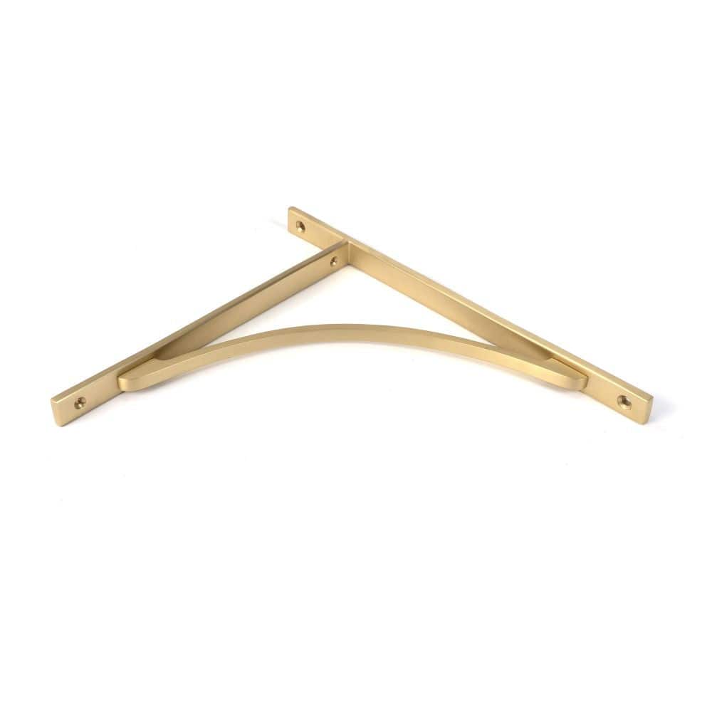 From The Anvil Accessories Satin Brass / Shelf Brackets / 314 x 250mm From The Anvil - Satin Brass Apperley Shelf Bracket (314mm x 250mm)