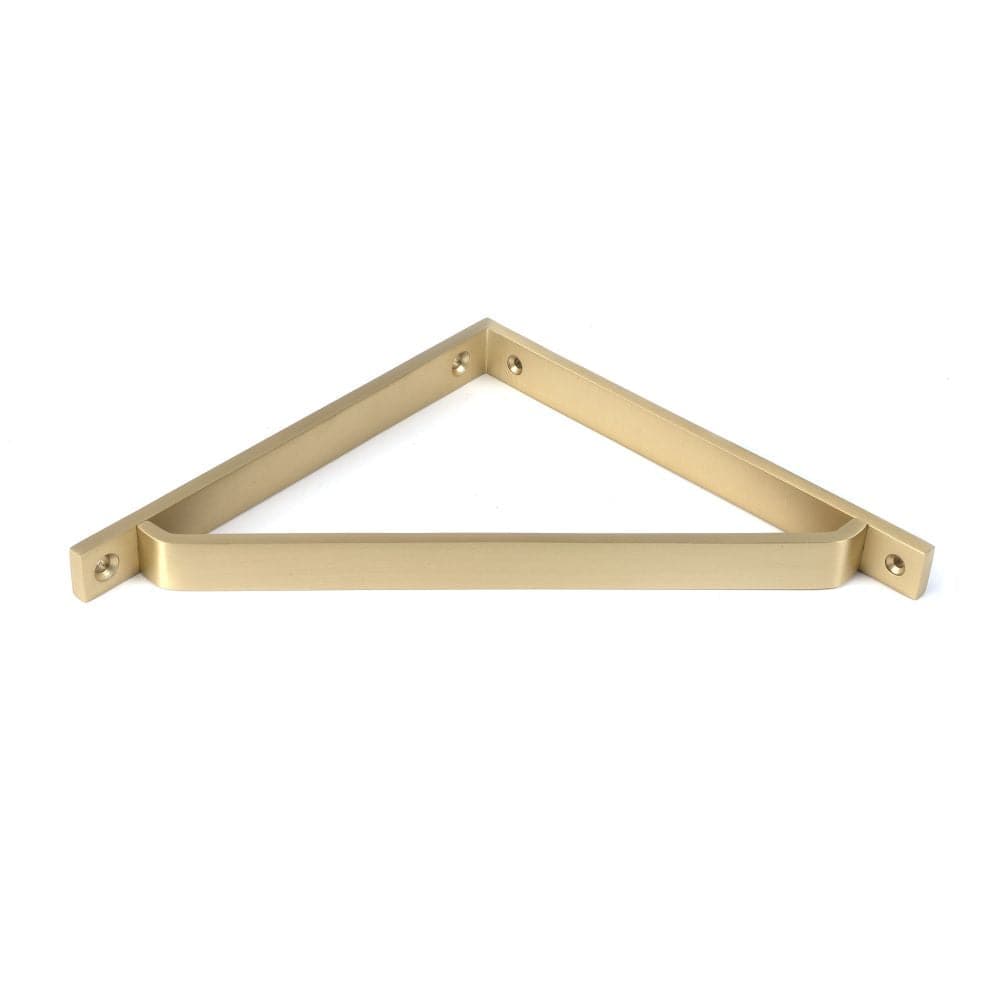 From The Anvil Accessories Satin Brass / Shelf Brackets / 200 x 200mm From The Anvil - Satin Brass Barton Shelf Bracket (200mm x 200mm)