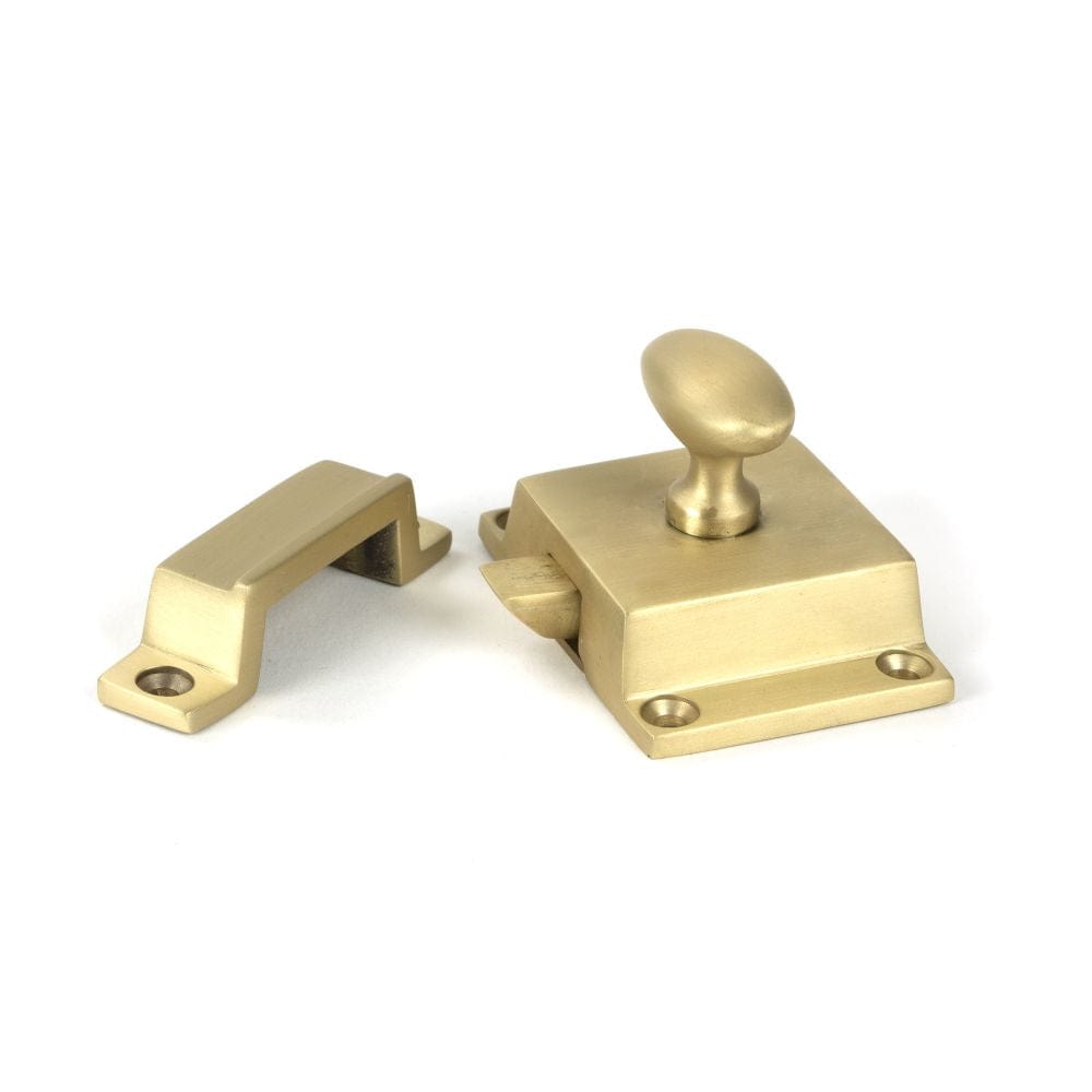 From The Anvil Cabinet Hardware Satin Brass / Cabinet Turn Catch From The Anvil - Satin Brass Cabinet Latch