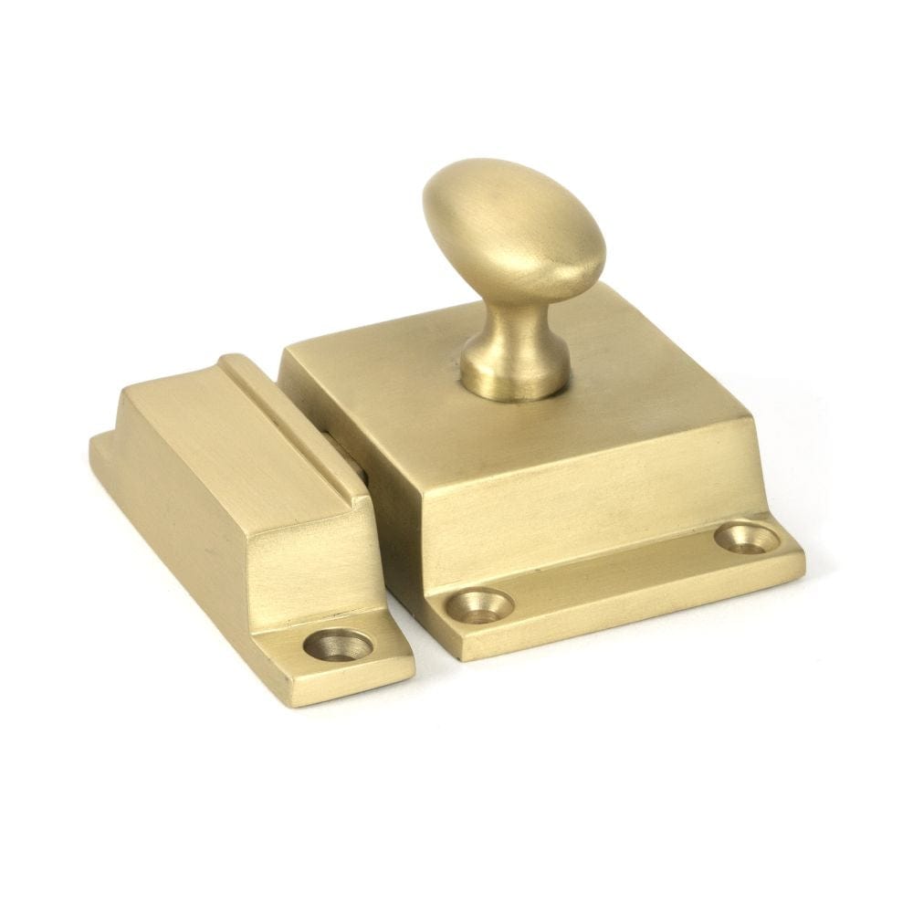 From The Anvil Cabinet Hardware Satin Brass / Cabinet Turn Catch From The Anvil - Satin Brass Cabinet Latch