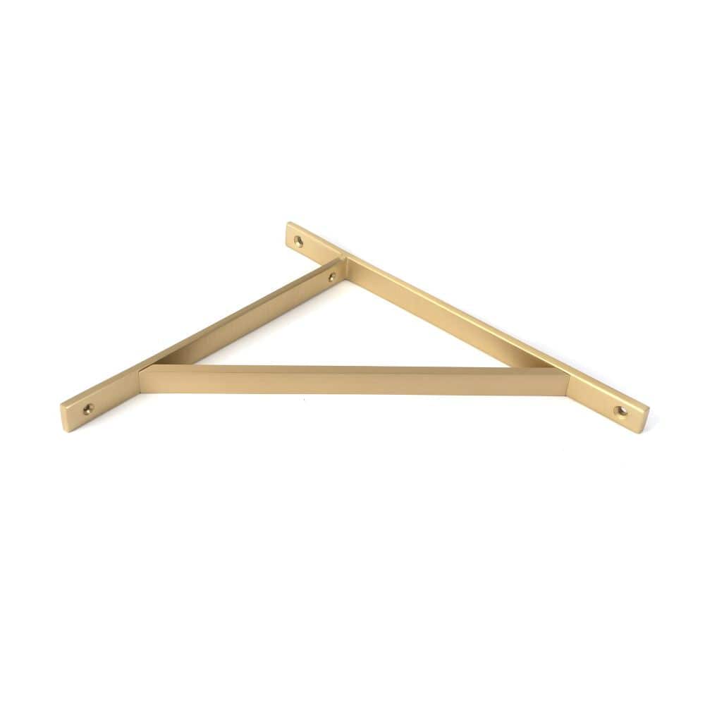 From The Anvil Accessories Satin Brass / Shelf Brackets / 314 x 250mm From The Anvil - Satin Brass Chalfont Shelf Bracket (314mm x 250mm)