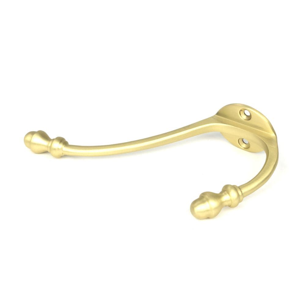 From The Anvil Accessories Satin Brass / Hat & Coat Hooks From The Anvil - Satin Brass Hat & Coat Hook