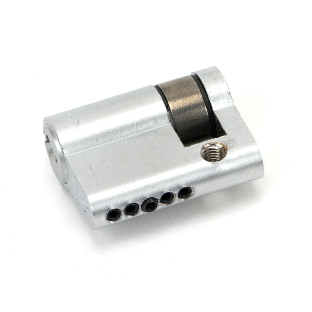 From The Anvil Locks & Latches Satin Chrome / Euro Cylinders Single / 30 x 10mm From The Anvil - Satin Chrome 30/10 5pin Single Cylinder