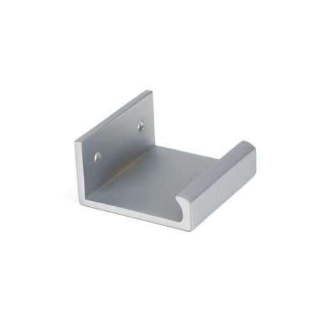 From The Anvil Cabinet Hardware Satin Chrome / Edge Pull / 50mm From The Anvil - Satin Chrome 50mm Plain Edge Pull