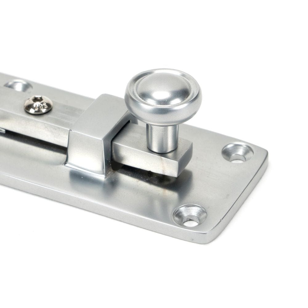 From The Anvil Accessories Satin Chrome / Straight Surface Bolts / 150mm / 6" From The Anvil - Satin Chrome 6" Universal Bolt