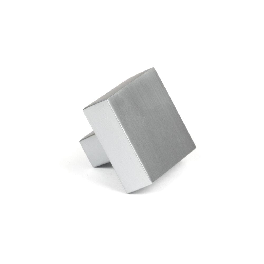 From The Anvil Cabinet Hardware Satin Chrome / Cabinet Knobs / 35mm Dia. From The Anvil - Satin Chrome Albers Cabinet Knob - 35mm